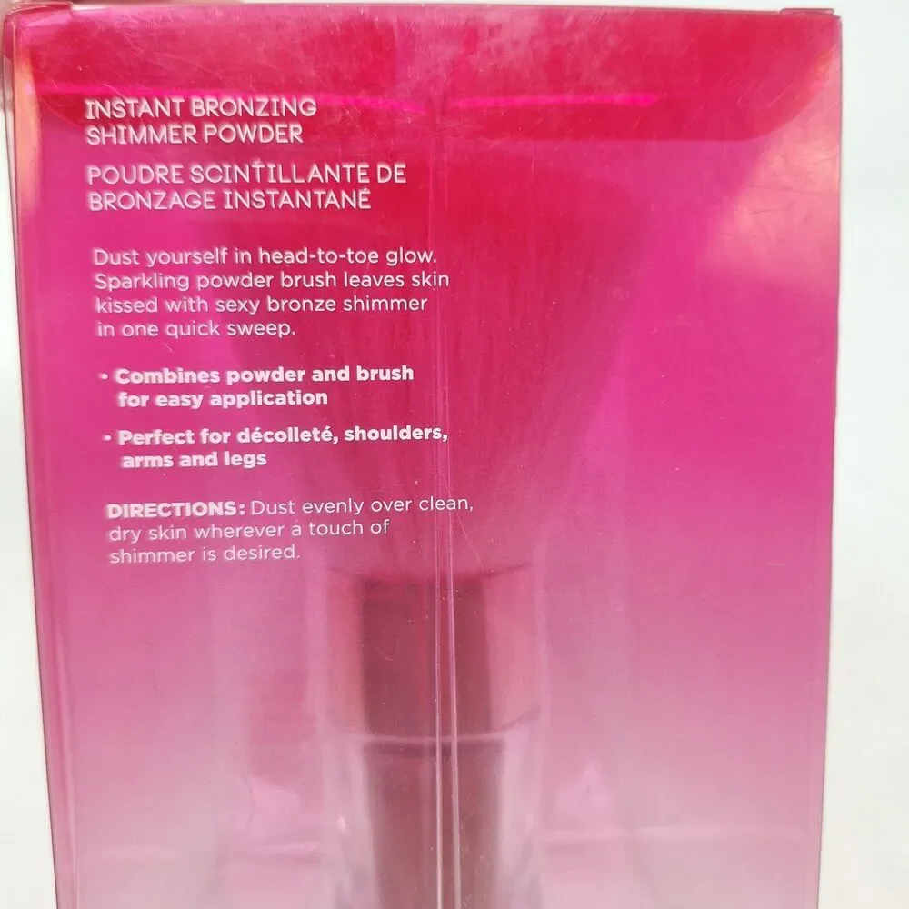 Victoria's Secret Bronze Instant Bronzing Shimmer Powder Brush Applicator Makeup